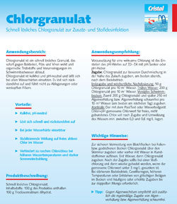 CRISTAL Chlorgranulaat snel oplosbaar 5,0 kg