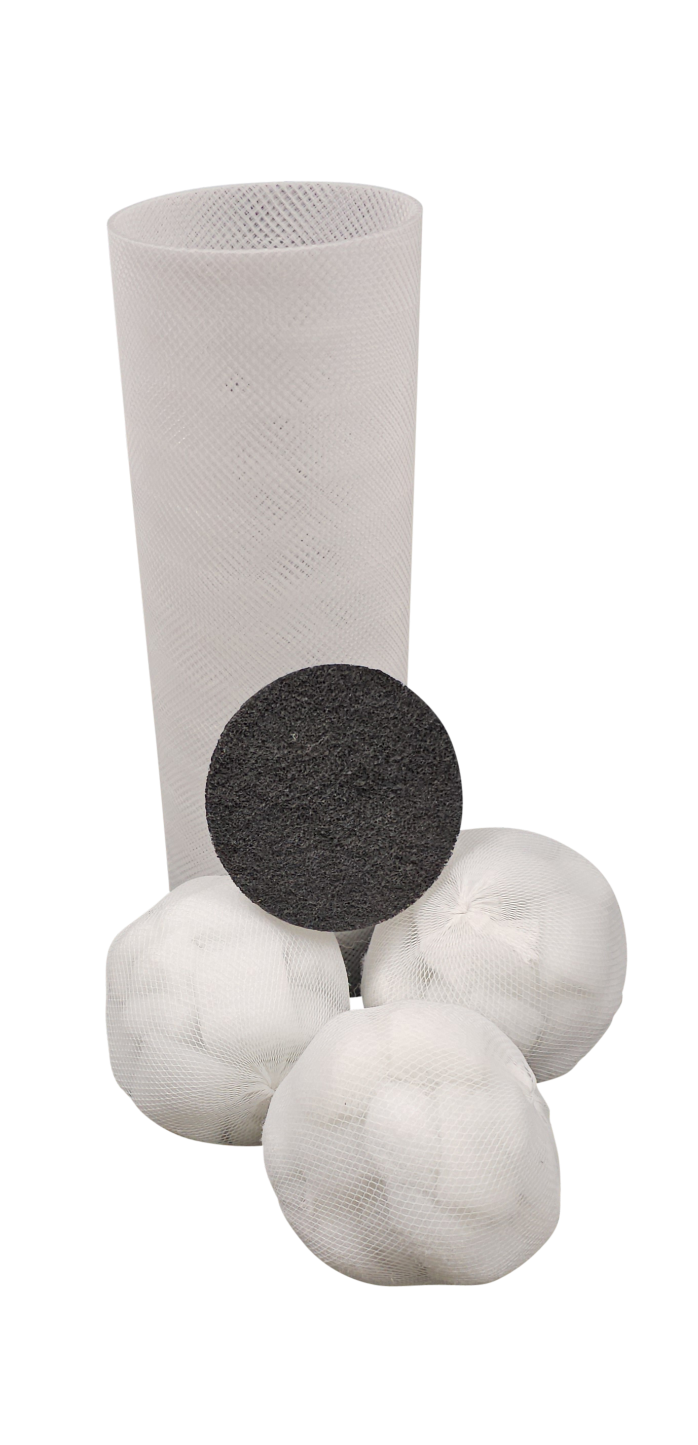 PureFlow LongLife Kartuschenfilter: Mehrweg-Filtergehäuse mit adaptiven Gehäuseboden für jeden Pool. Filterballs austauschbar, hohe Trennschärfe – Filtration unter 1 Mikron. Herstellerunabhängig, reduziert Müll, spart Kosten. Inkl PureFlow Aktivkohle.