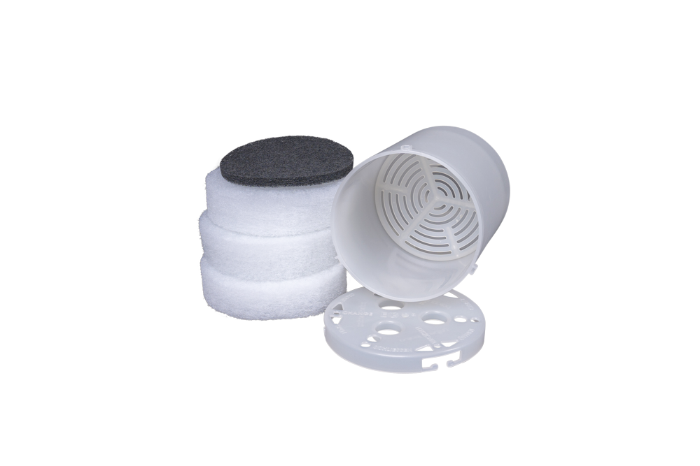 PureFlow® EGO-3 Active (Ø15cm - 2 Filters with 3 Disks each) incl. Activated Carbon (2 pieces)