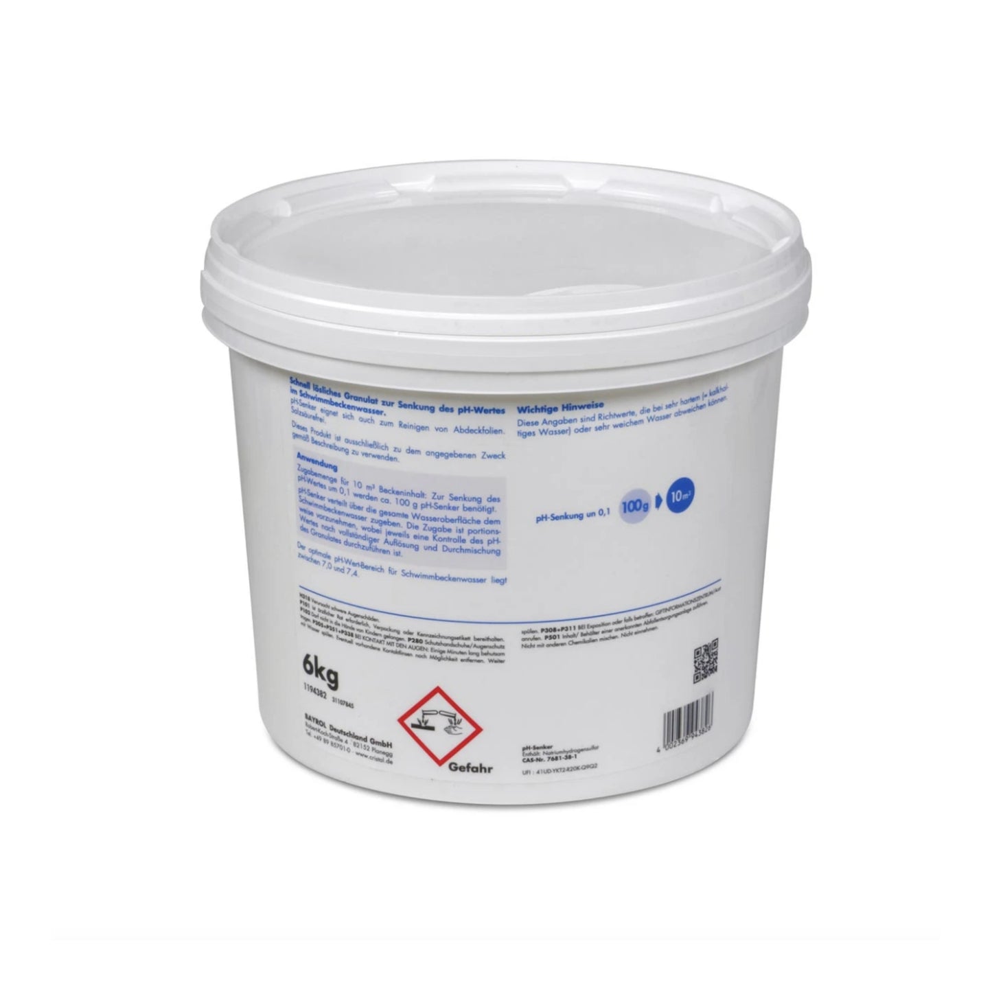 CRISTAL pH-Senker Granulaat 6,0 kg