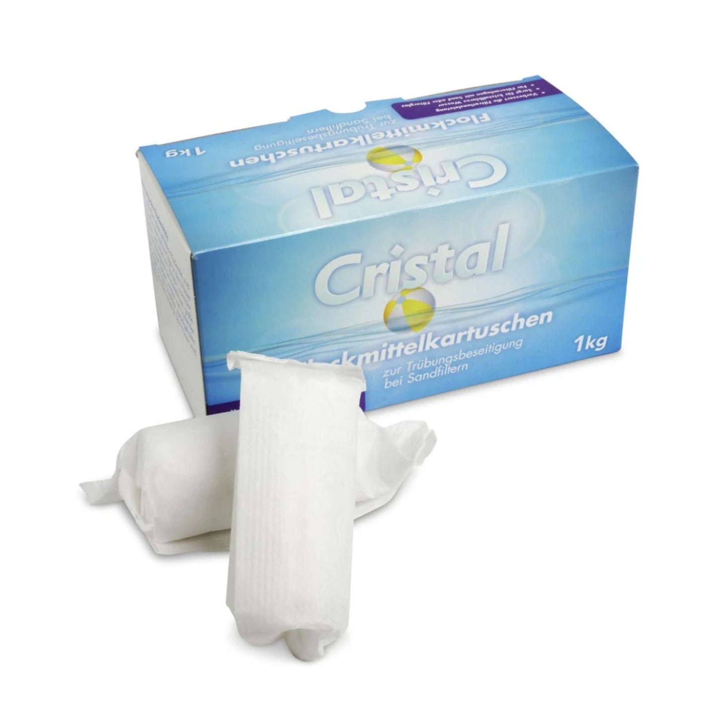 CRISTAL flockmiddelpatronen 1,0 kg (8 stuks)
