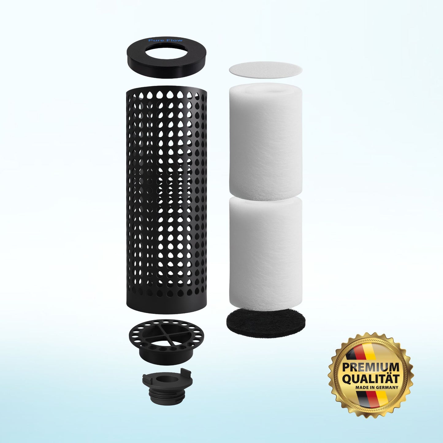 PureFlow® LongLife Filterkartusche lang (325mm) + Adapter mit Grobgewinde außen