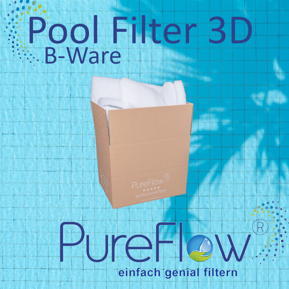 PureFlow® POOL 3D Filter (500g) - B-stock – PureFlow® Filtersysteme GmbH