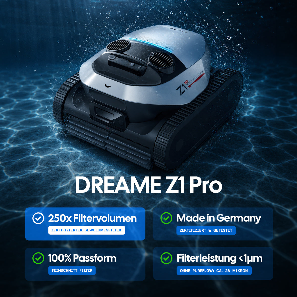 Feinstfilter für Poolroboter DREAME Z1 Pro