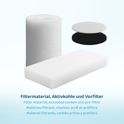 PureFlow® LongLife filterpatroon kort (200mm) + adapter met steekkast (gat)