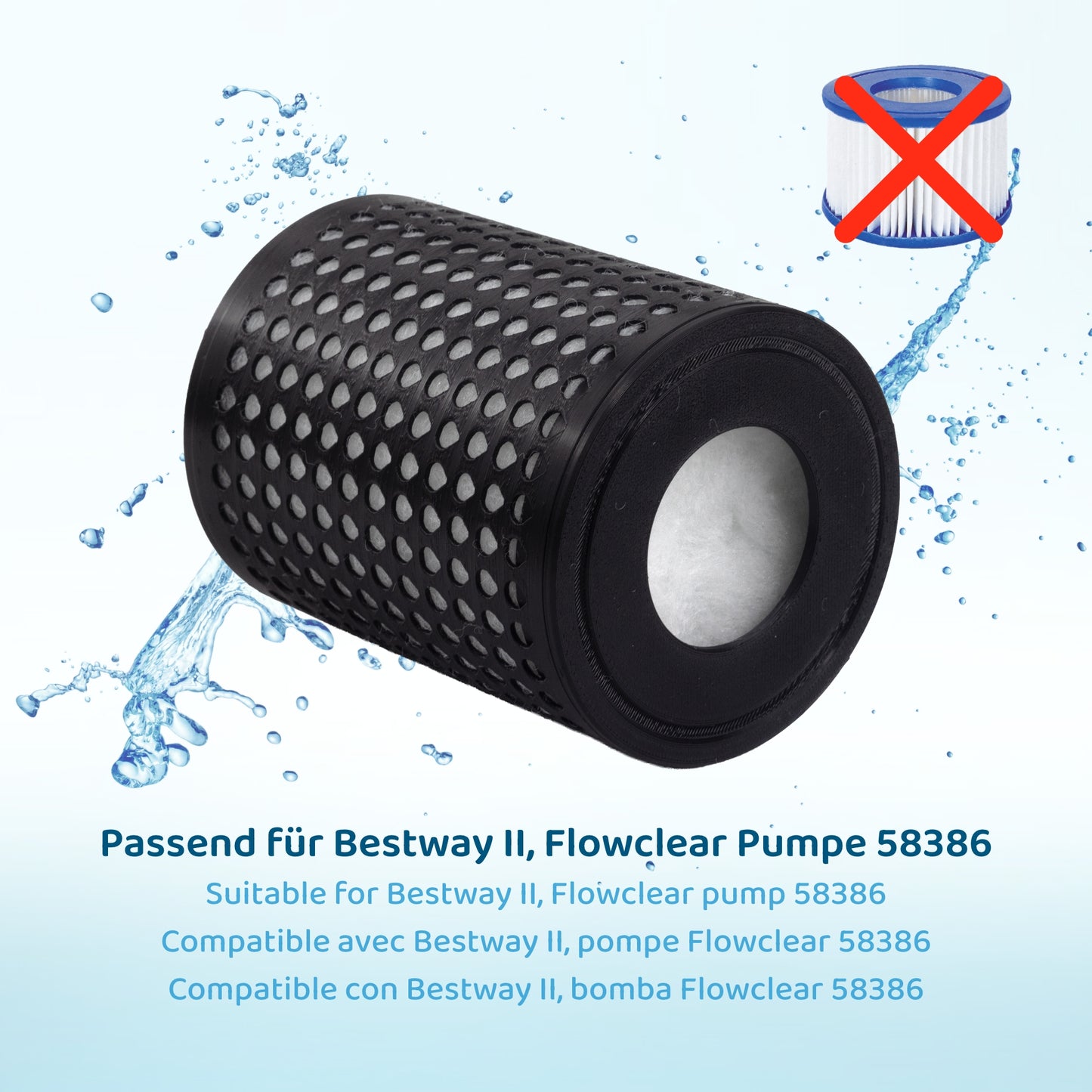 PureFlow® wiederbefüllbarer Kartuschenfilter ersetzt Bestway II