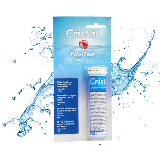 CRISTAL PoolTest - pH/Chlorine test strips