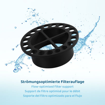PureFlow® LongLife Filterkartusche lang + Adapter mit Grobgewinde außen - geeignet für Filterkartuschen bis 350mm