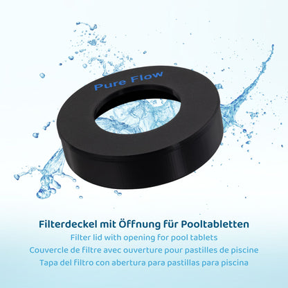 PureFlow® LongLife Filterkartusche lang + Adapter mit Grobgewinde außen - geeignet für Filterkartuschen bis 350mm