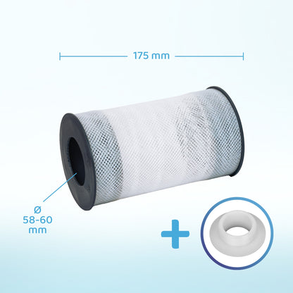 PureFlow® Premium Whirlpoolfilter LongLife (175mm) inkl. Aktivkohle