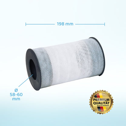 PureFlow® Premium Whirlpoolfilter LongLife (198mm) inkl. Aktivkohlefilter