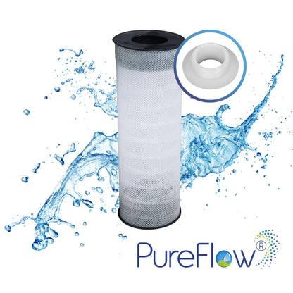 Filtre à remous PureFlow® LongLife long (335 mm) avec filtre à charbon actif