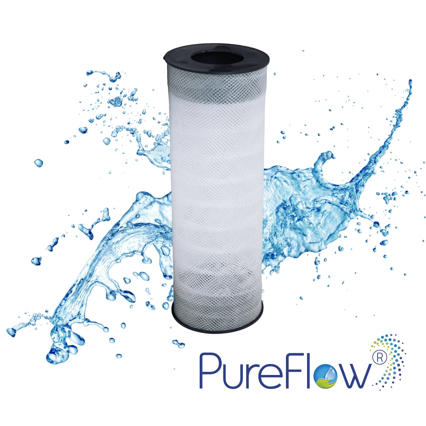 Filtre pour bain à remous PureFlow® Premium LongLife (334 mm) incl. filtre à charbon actif 