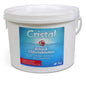 Cristal shock chlorine tablets of 20 g in a 3.0 kg container